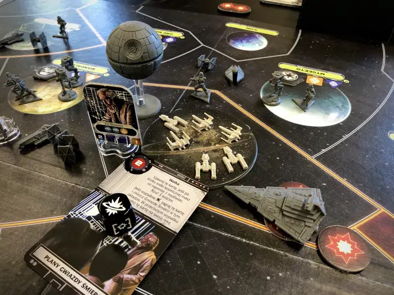 Star Wars: Rebellion Board with Dice