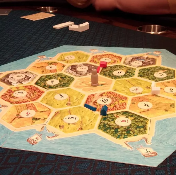 Spielbrett die Siedler von Catan
