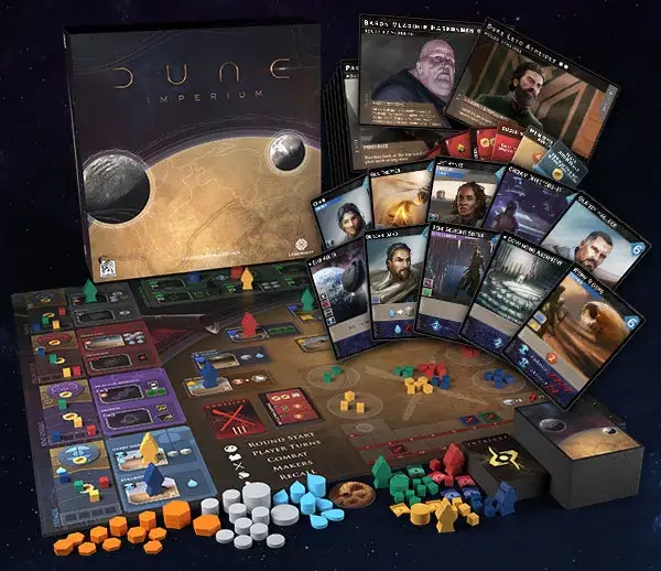 Dune Imperium Inhalt und Box