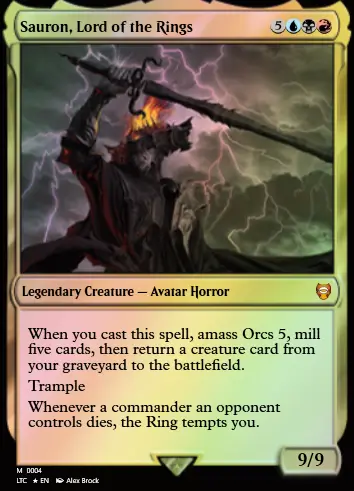 MTG Card Sauron
