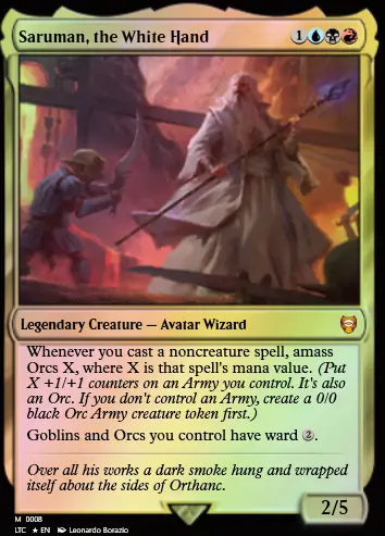 MTG Card Saruman
